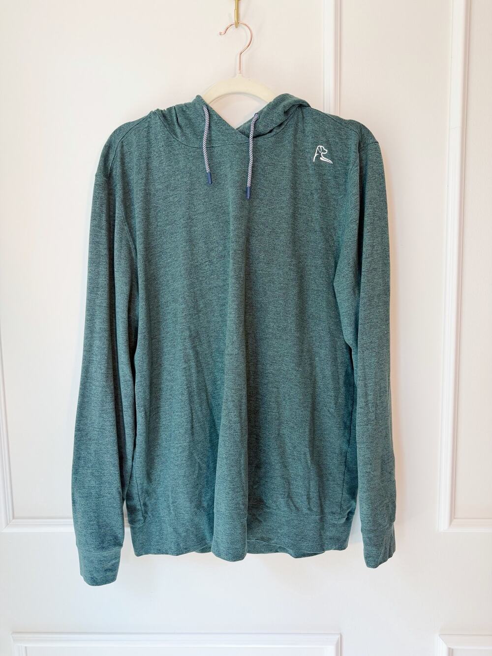 Rhoback Men's Dark Green Pullover Hoodie Size M
